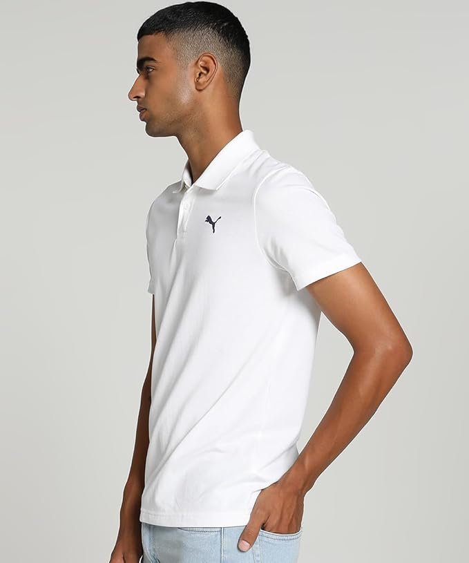 Puma Men's Solid Slim Fit Cotton Essential Polo T-Shirt for Regular wear - Image 6