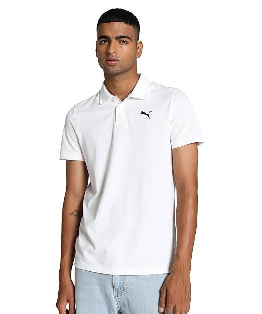 Puma Men's Solid Slim Fit Cotton Essential Polo T-Shirt for Regular wear - Image 7